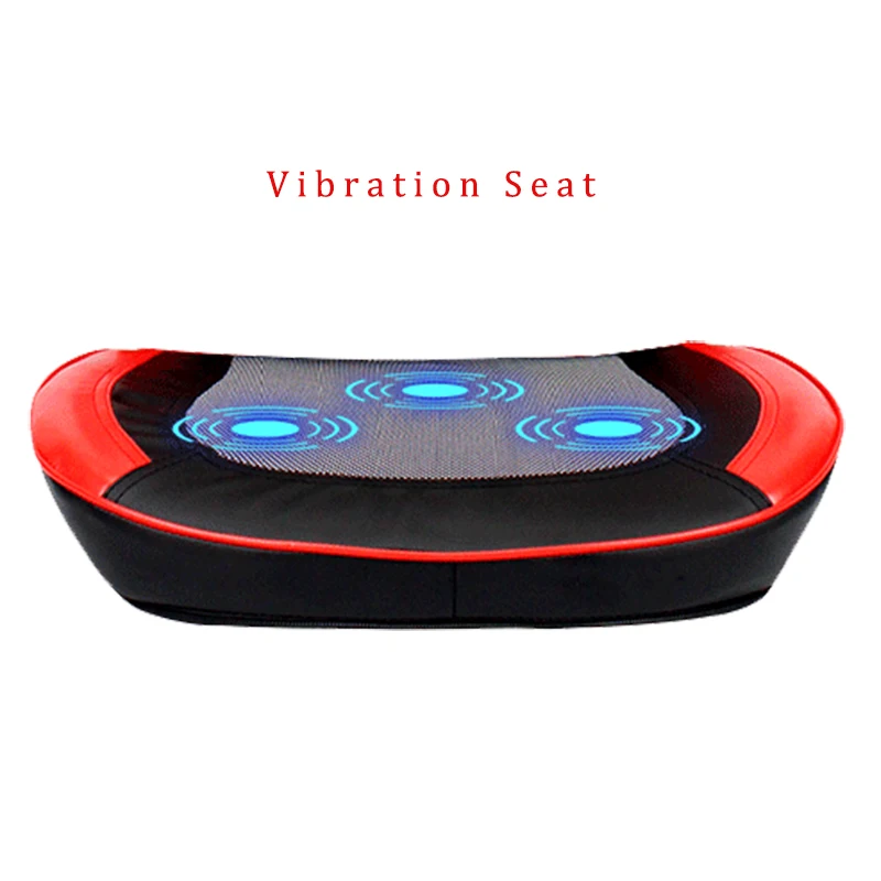 
Shiatsu Back Neck Massager Chair Seat Massage Cushion with Heat Rolling Deep Tissue Kneading for car home office 