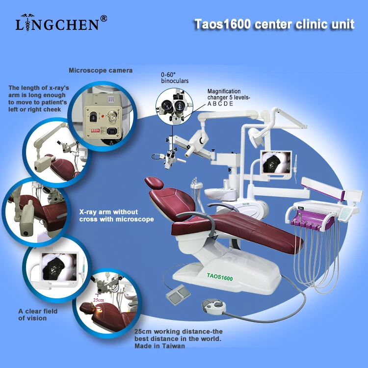 
Guangzhou factory supply dental chair price with microscope x ray from china dental unit 