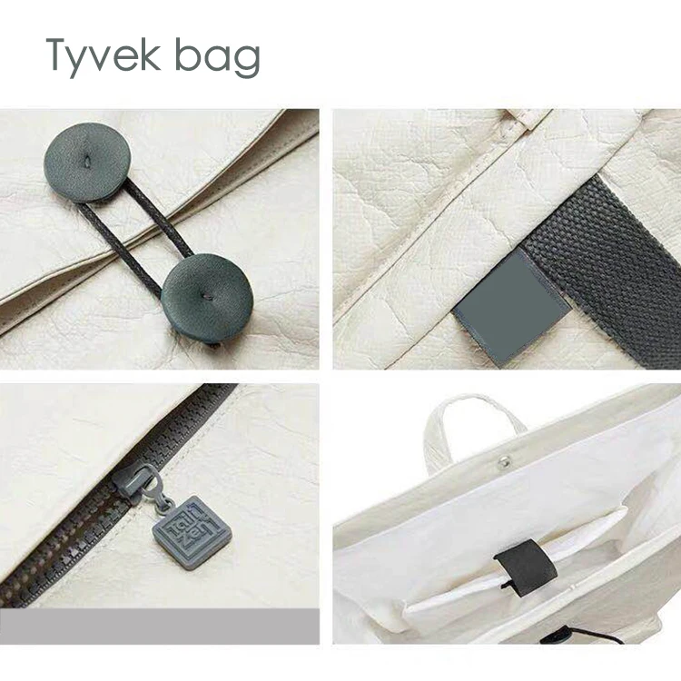 Men foldable custom waterproof travel tyvek backpack