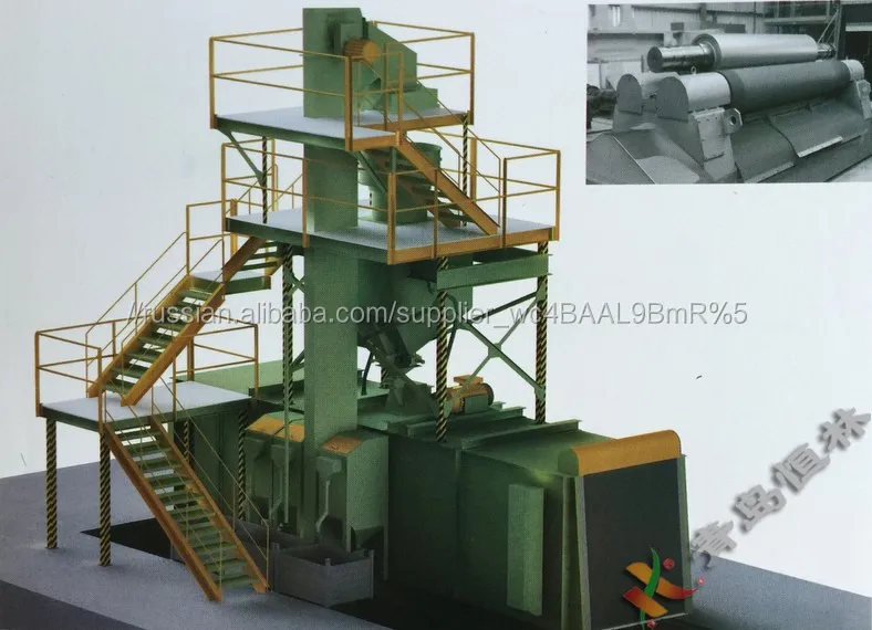 2016 Хорошее Качество Роликовый Конвейер Машины Дробеструйной очистки