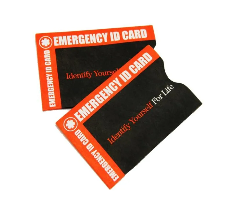 Coated paper credit card holders + passport blocking sleeves RFID blocking sleeves sets