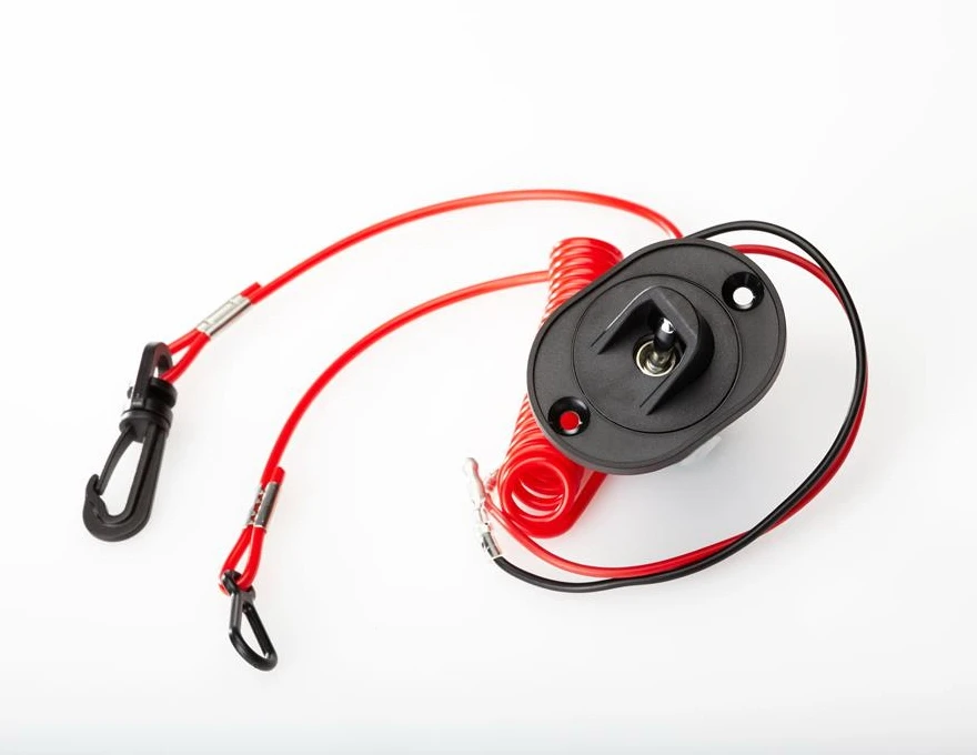 
Emergency kill switch with lanyard Helm Bezel Vertical mount 
