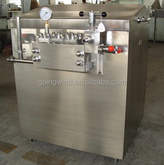 Automatic 100l 200l milk homogenizer machine auto 100 200 liter high pressure fruit juice dairy homogenizer cheap price for sale