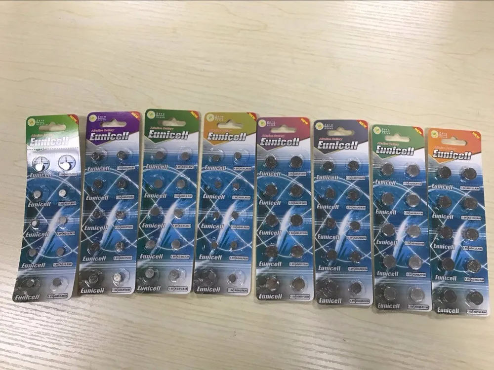 0% Hg Pb AG13 1.5v Alkaline Button Cell Battery AG13 LR44 Coin Type Batteries