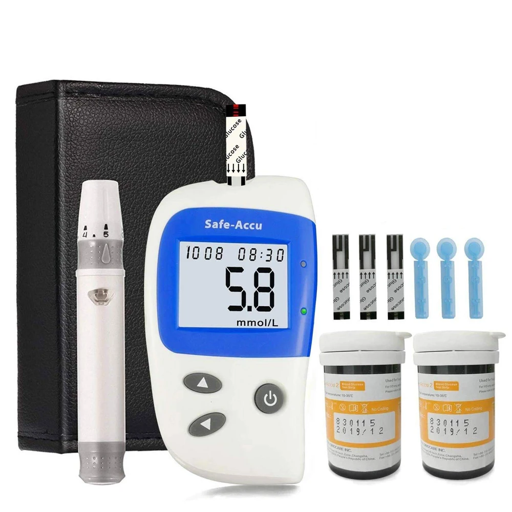 
safe-accu2 digital blood glucose monitor blood glucose meter , portable glucometer to test blood sugar 