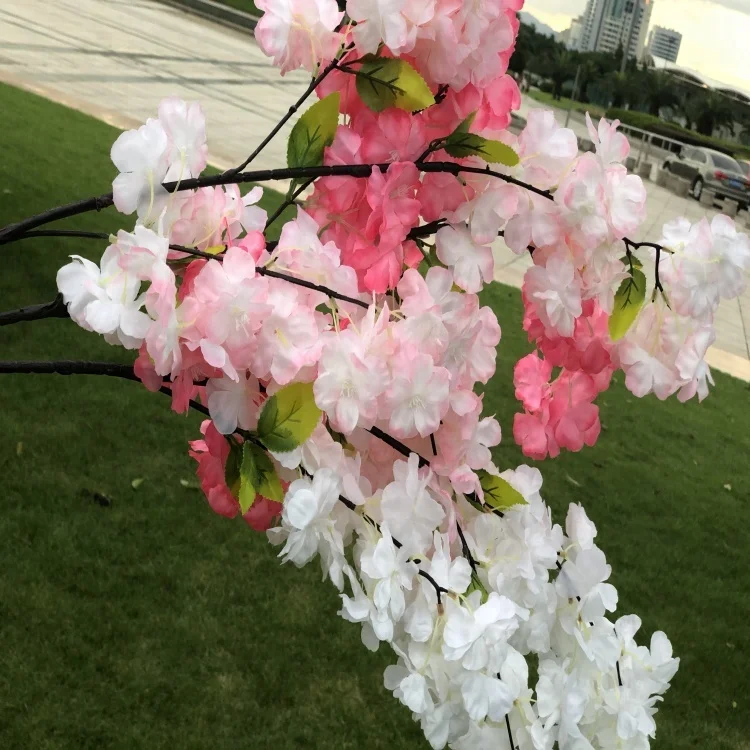 Artificial Cherry Blossom Flower Branch For Wedding Decor