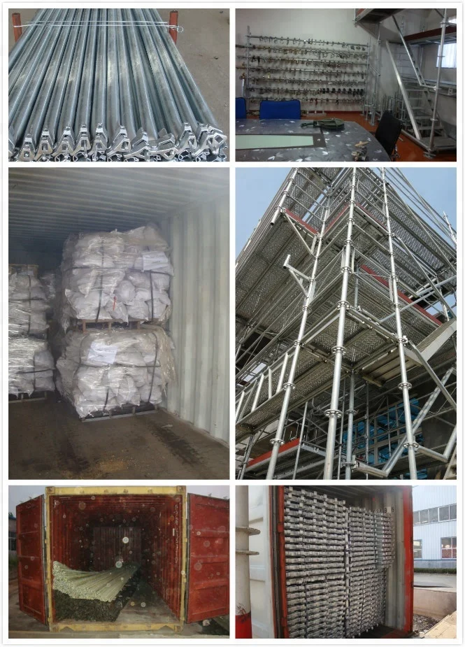 Aluminium ladder used for Ring lock scaffolding