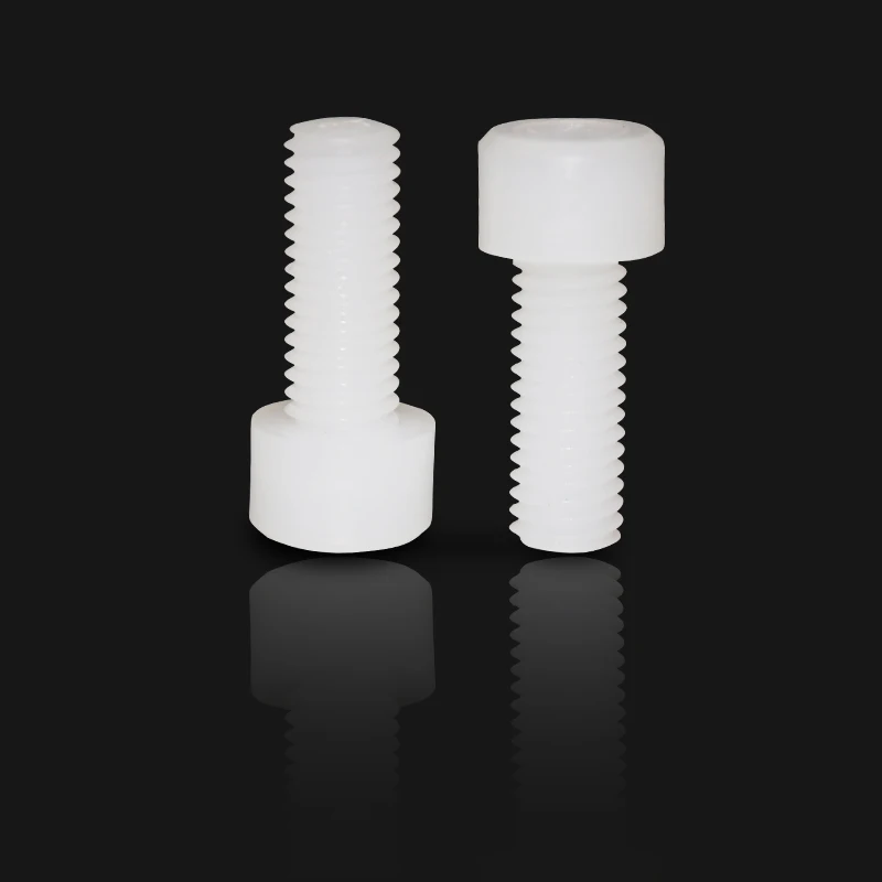 Chinese factory supply Hexagon socket head PVDF Plastic screw