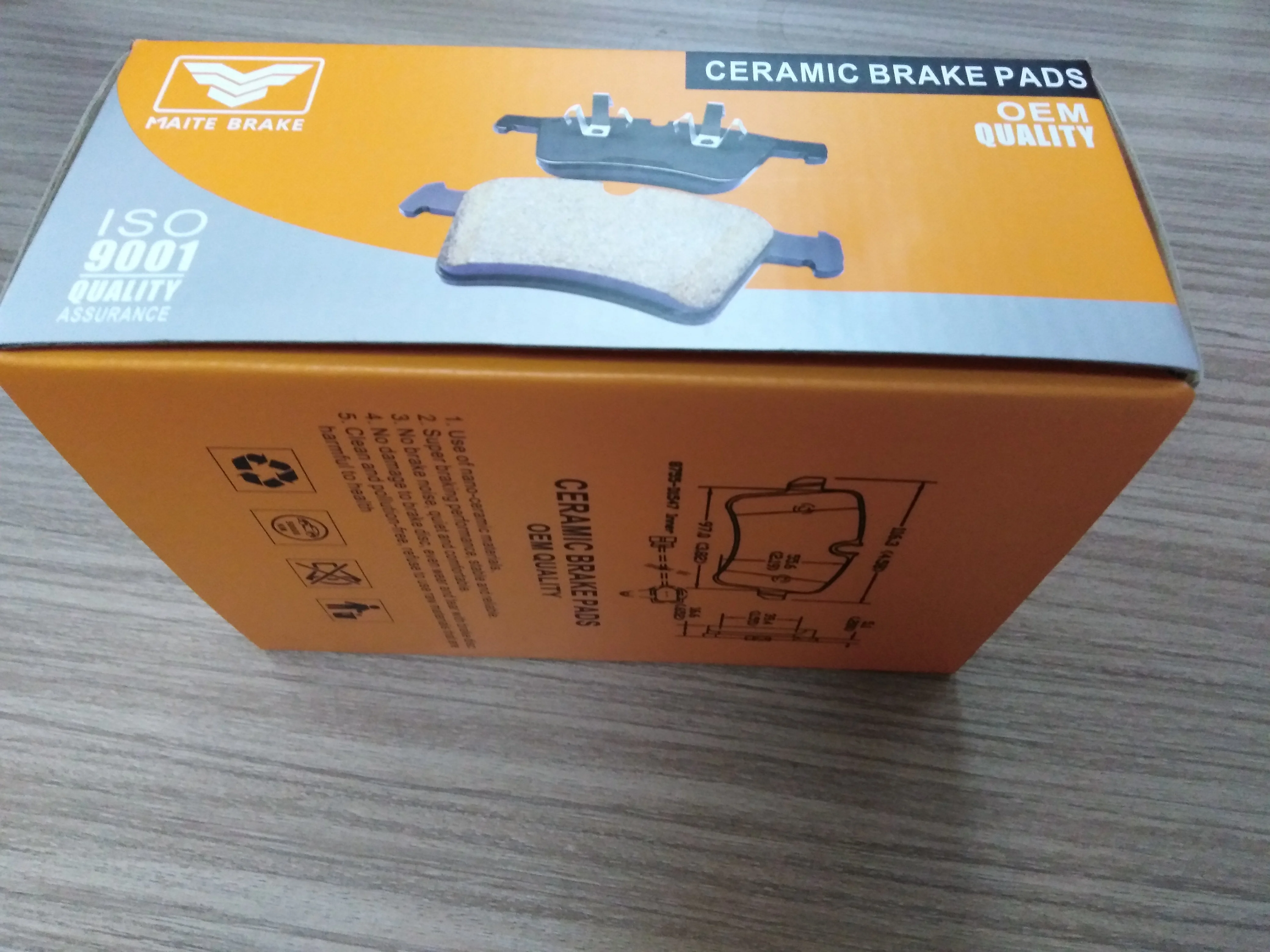 China factory wholesale 4254.23  D1213 D1943 For Peugeot 307 Citroen C3 C4 Car Brake Pads