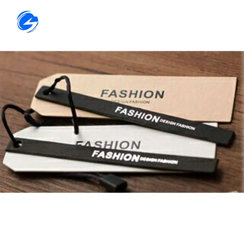 Wholesale free sample product label custom logo print garment hang private label clothing line clothing tag