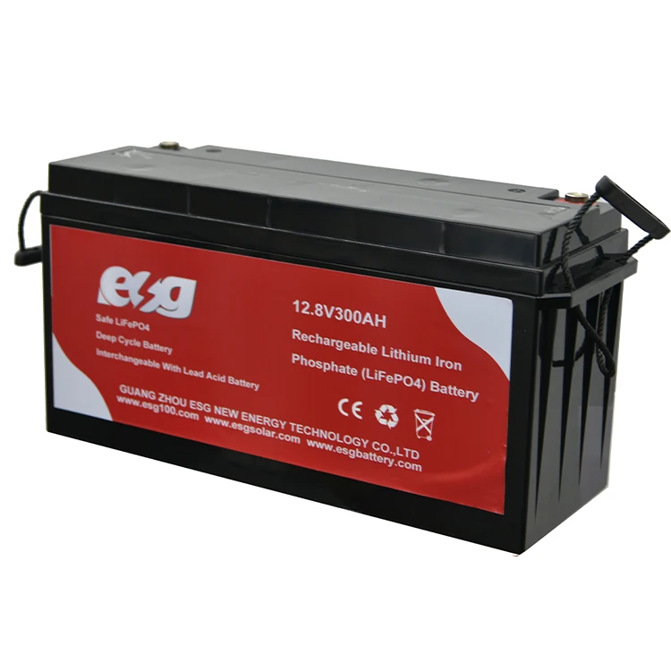  ESG для замены солнечной энергии 12 8 V 295AH 300AH перезаряжаемые литий-ионные аккумуляторы без