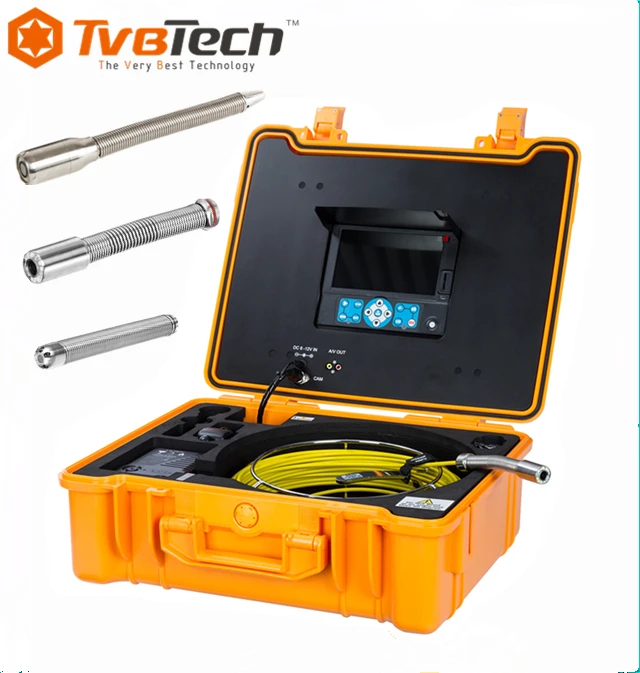 plumbing testing and video borescope camera industrial endoscope for sanitary sewer system