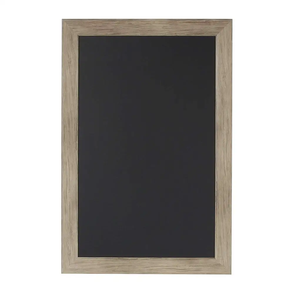 Decorative Rustic Brown Wood Frame Magnetic Green Chalkboard