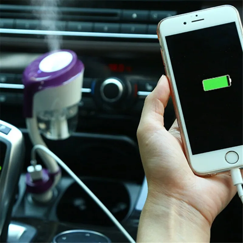NEW USB Car Fresh Refreshing ultrasonic Aroma mist car diffuser humidifier