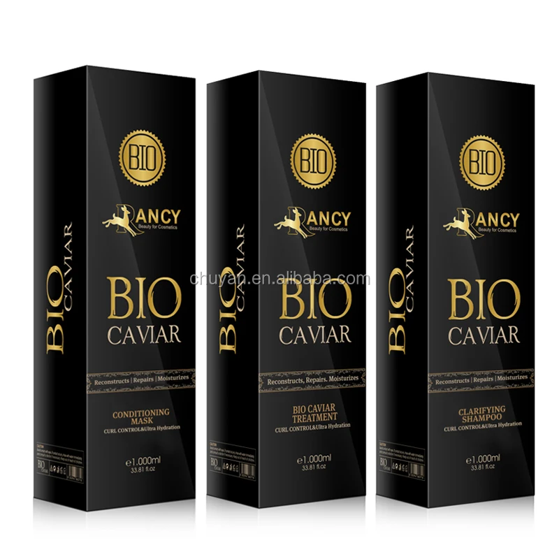 
OEM 1000ML Bio Caviar Hair Shampoo Ultra Hydration Sulfate free Natural Shine Anti Hair Loss Keratin Hair Shampoo 