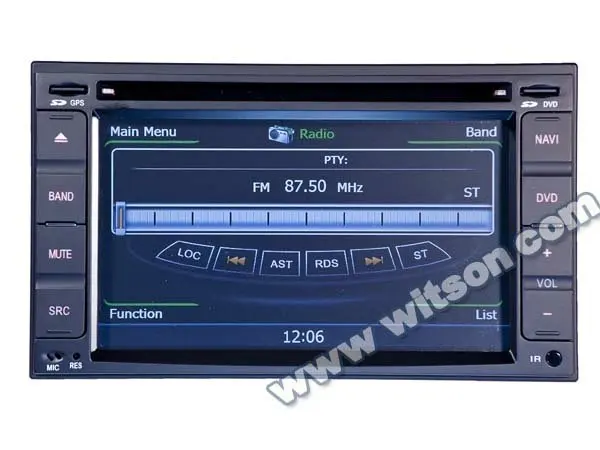 WITSON DVD GPS-радио NISSAN MICRA(2002-2010) A8 автомобиль с платформой Чипсет S100