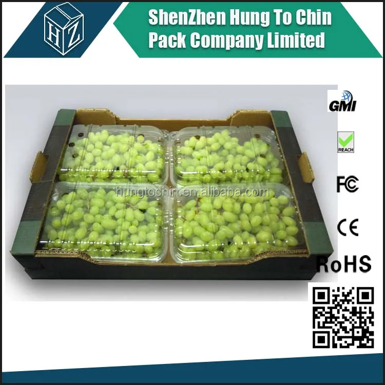 
shipping box custom fresh mushroom packing box 