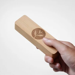 Индивидуальная Высококачественная портативная деревянная компактная упаковочная коробка для чая