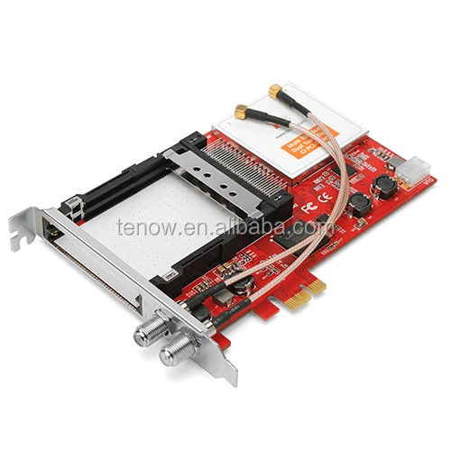 
DVB-S DVB-T2 DVB-C ISDB-T Dual Tuner Dual CI PCI-e Card satellite Tuner card cable TV receiver IPTV streaming cards 