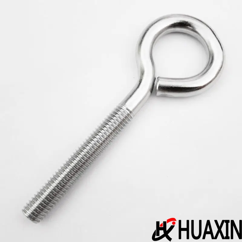 Stainless Steel SUS304/316 Stamped Eye Bolts, Welded/unwelded eyebolt M4 to M30