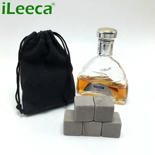 PhilMat 6pcs acier inoxydable roches glacier pierres cube de whisky