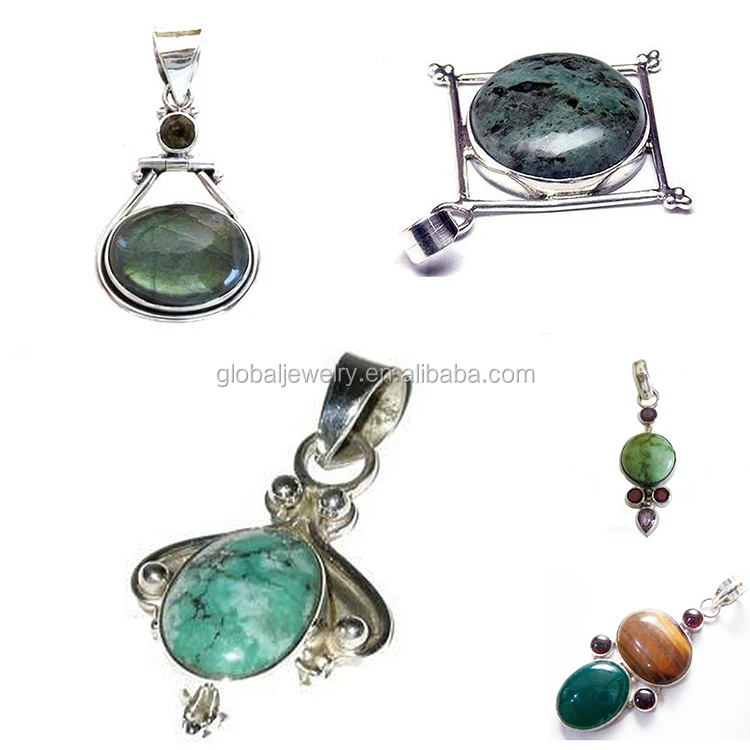 
Raw gemstone jewellery 
