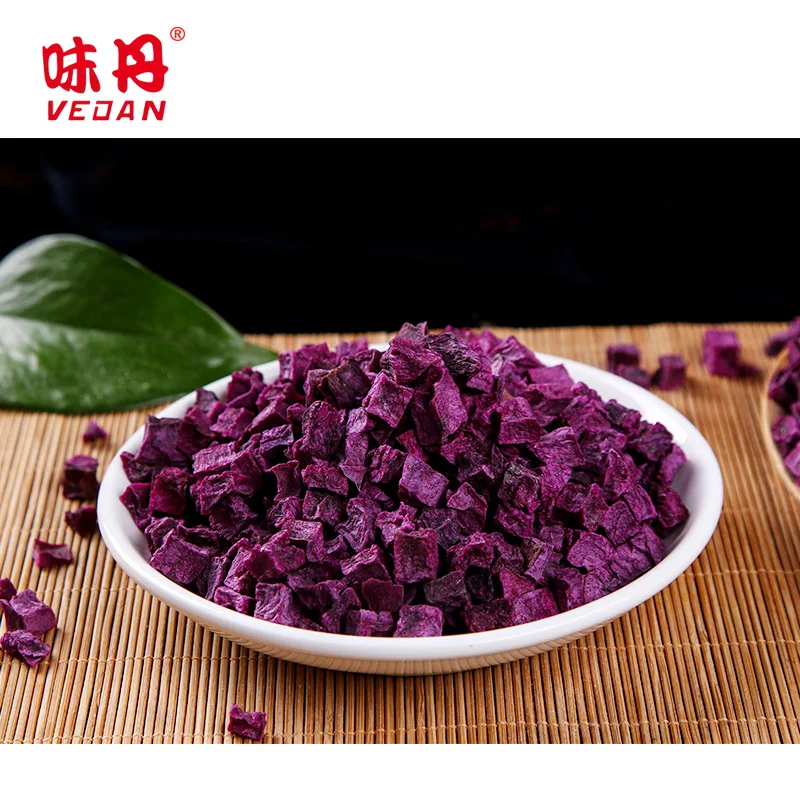  Organic dehydrated food dried vegetables purple potatos granules in