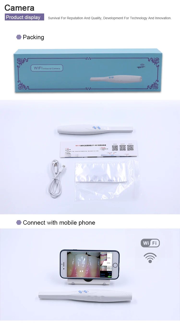 CF-682 super cam WI-FI USB Video VGA output dental camera best teeth whitening toothpaste
