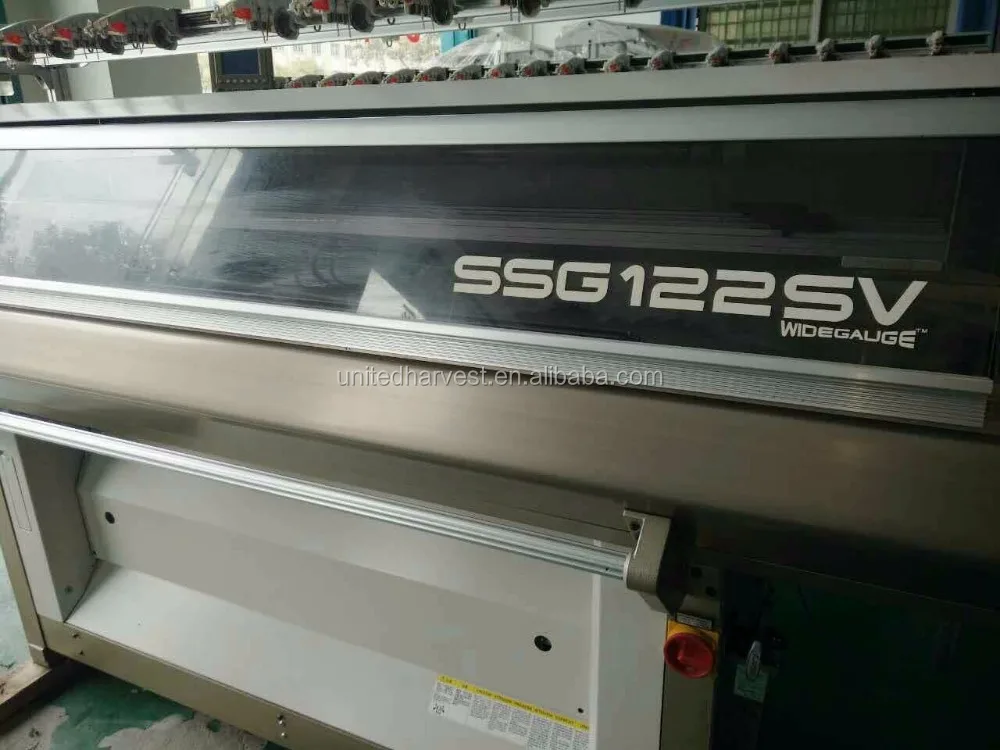 
GOOD condition jacquard type computerized flat knitting machine SHIMA SEIKI SSG122SV 