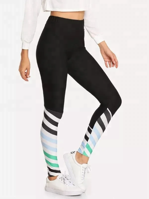 Wholesale High Waist Yoga Pants Women Sublimation Leggings Printed Logo Fitness Sexy Leggings Girls Sportswear Cloths