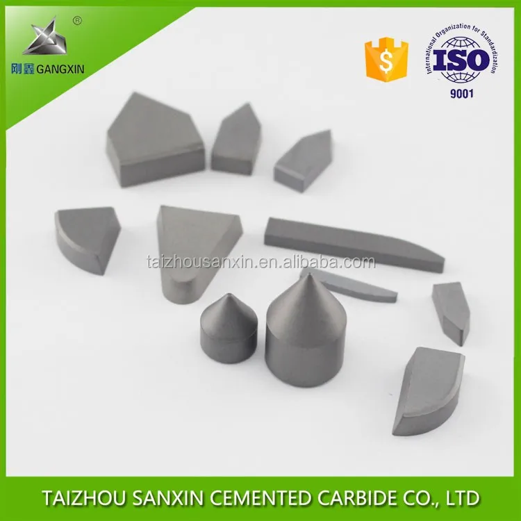 K10, K20, P30 brazed cemented tungsten carbide tip for lathe tools sanxin