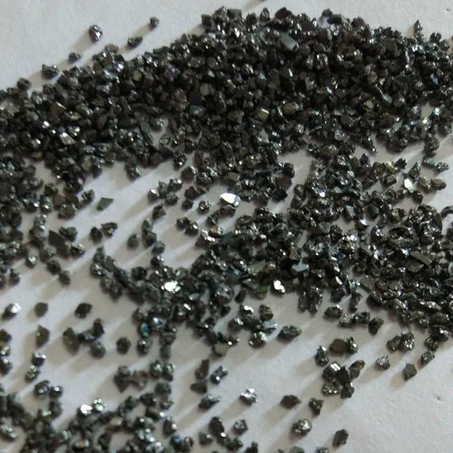 F16 - F220  98.5% Black Silicon Carbide powder Abrasive for Sand Blasting Polishing refractory materials