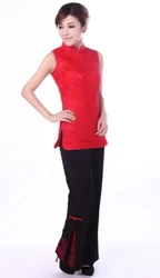 Модная и элегантная рубашка без рукавов, кружевной дизайн, китайский традиционный золотой поставщик