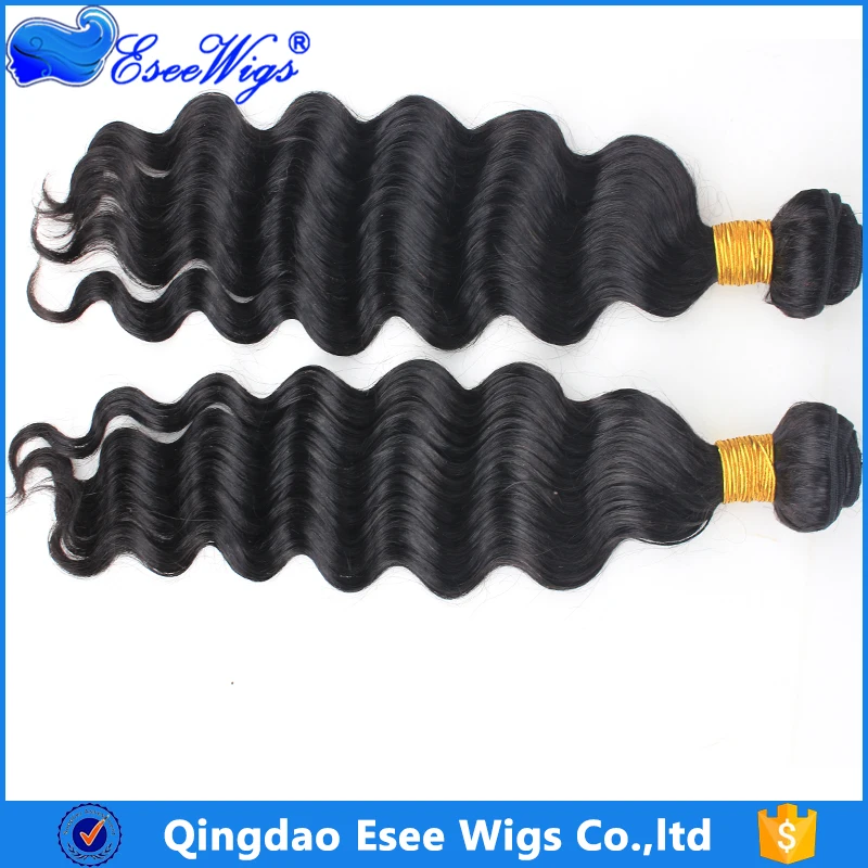 Best Quality Full Cuticles 8A Grade Unprocessed Raw Brazilian Human Hair Weave Deepwave Human Hair Bundles