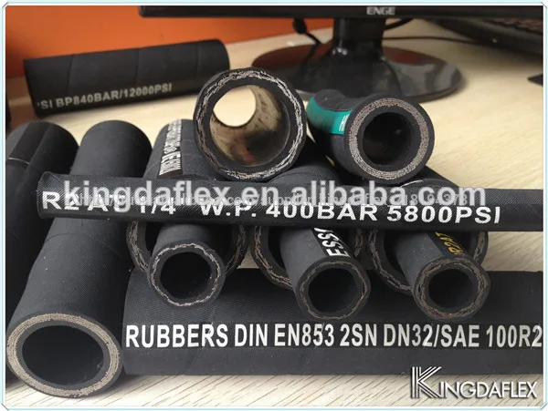 высокая производительность гибкий 50mm мягкий гидравлические резиновый шланг sae 100r2at