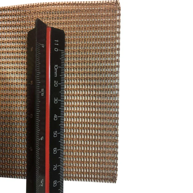 crimped stainless steel 304 decorative metal mesh