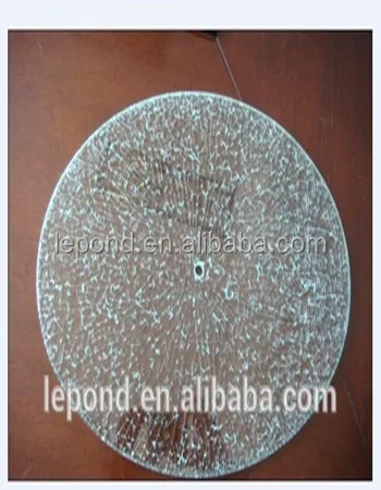 5mm Broken ice flower glass / safety glass / toughened laminated glass for tabletop
