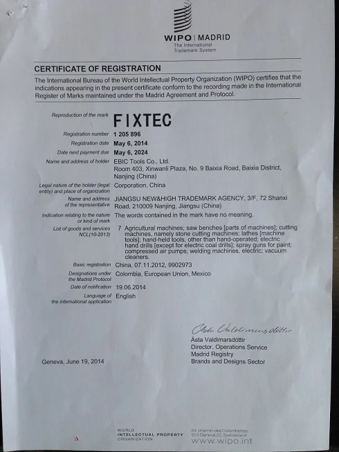 FIXTEC 1800 Вт дерево стол для резки пила машина обработки дерева