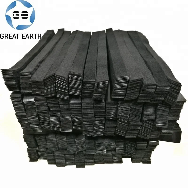 Customized size color double side back to back Hook and Loop tape Injection Mold Hook low-profile flexible