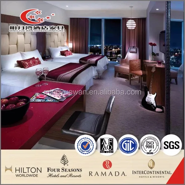 Modern King Queen Room Supplier Foshan Factory Hotel Furniture