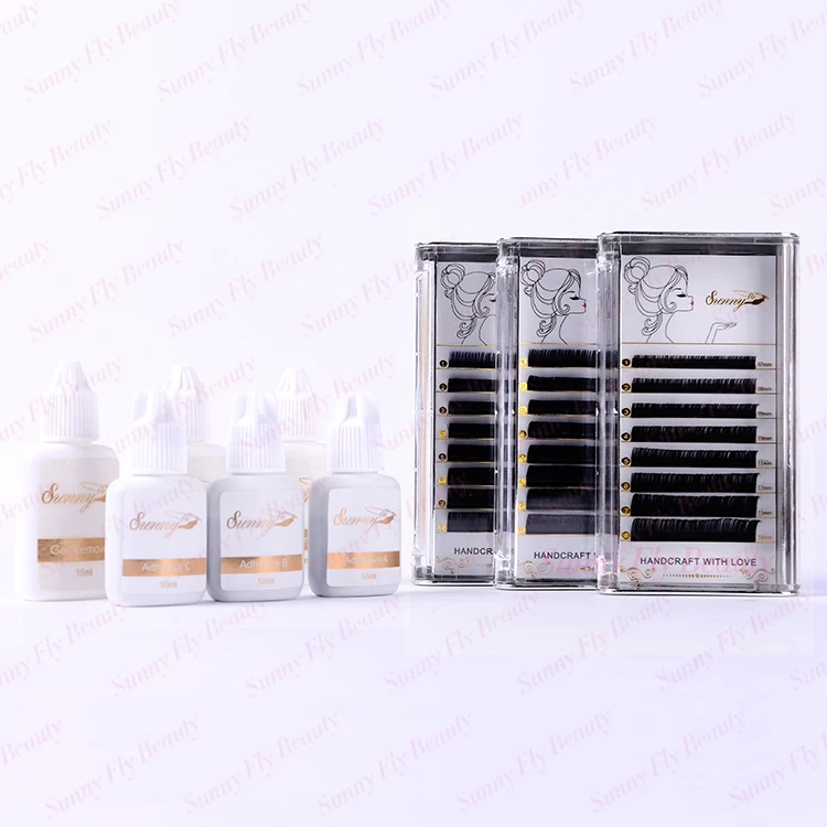 
individual korea 8 weeks volume beauty eye lash glue eyelash extension 