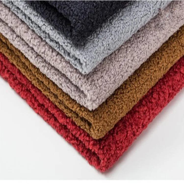 Knitting 100% polyester cheap polar fleece fabric for coat interlining