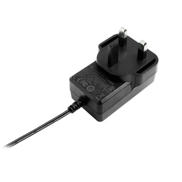 UKCA 12V 1.5A 24V 0.75A 15W 18W 62368 сертификат Ac/Dc импульсный источник питания Великобритания настенный