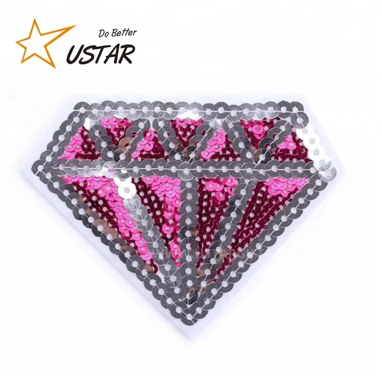
Cheap Cartoon Reversible Sequined Patch Iron On Embroidery Patches For Sale 