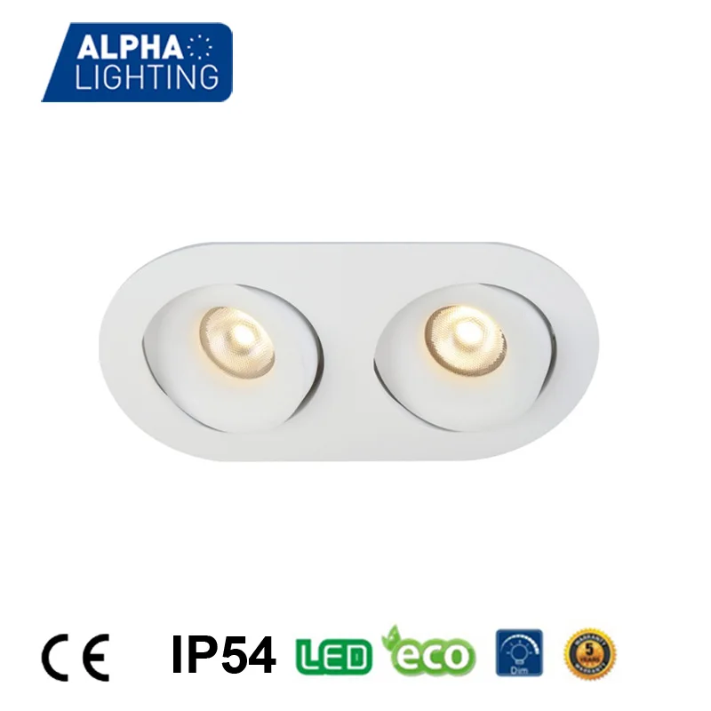 Waterproof Ip54 Adjustable Led Downlight Casing Commercial Ceiling Downlight
