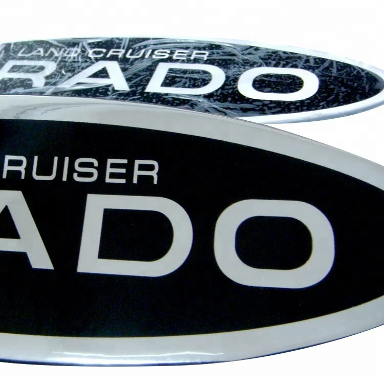 High quality low price custom 3M reflective sticker uv epoxy dome resin label