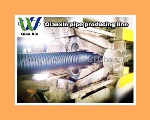 Black/orange hdpe double wall corrugated drainage pipe