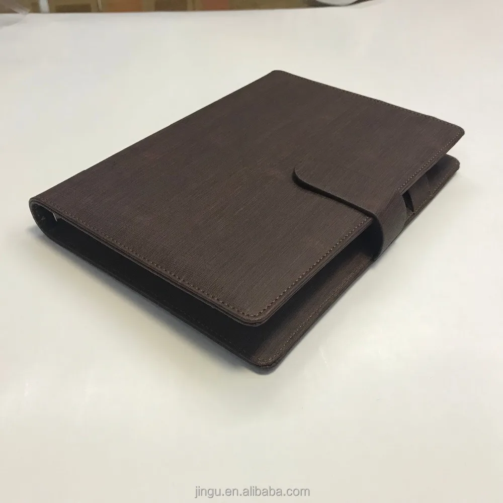 
2021 uptodate business gift custom A5 organiser planner wireless charger power bank diary notebook with USB 