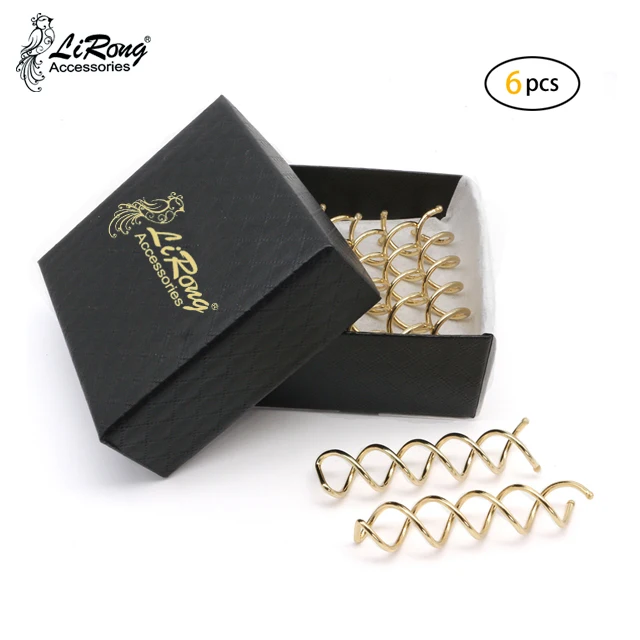 BSCI Audited Factory Twist screw hair pins Hair bun pins for DIY Hair styles