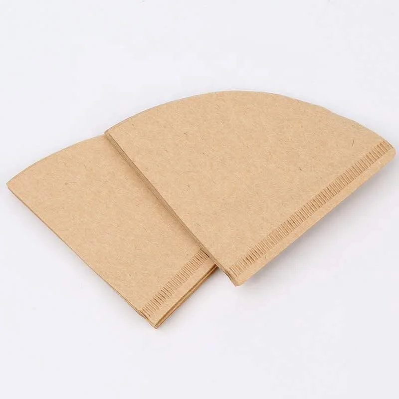 Manufacture Natural Wood Pulp Unbleached Coffee Filter Paper For Coffee Filter